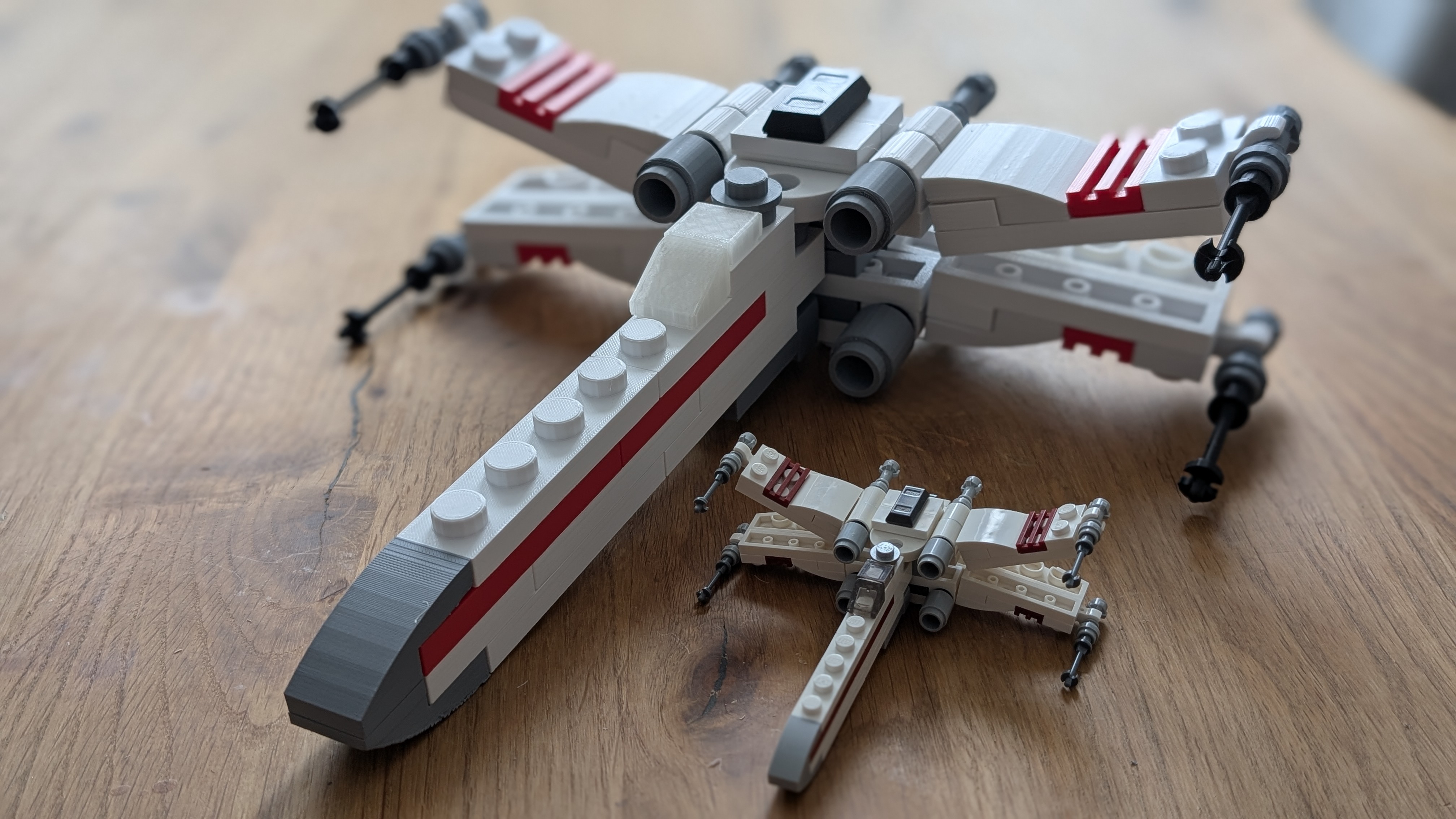 3D Print Model - Brickbuild Star Wars X-Wing Starfighter 3x bigger