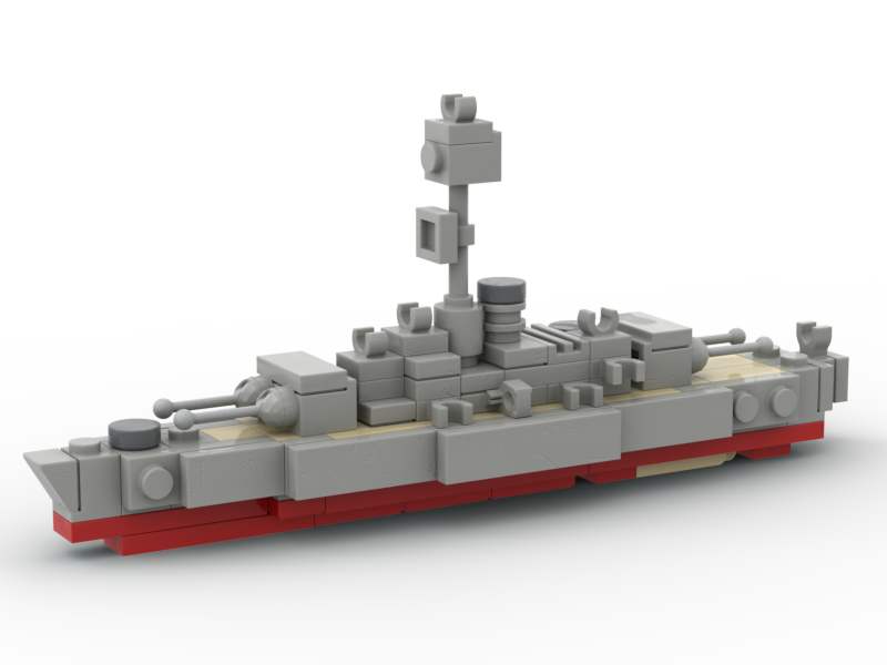 3D Print Model - Coastal Defense Ship – XL Bick Model