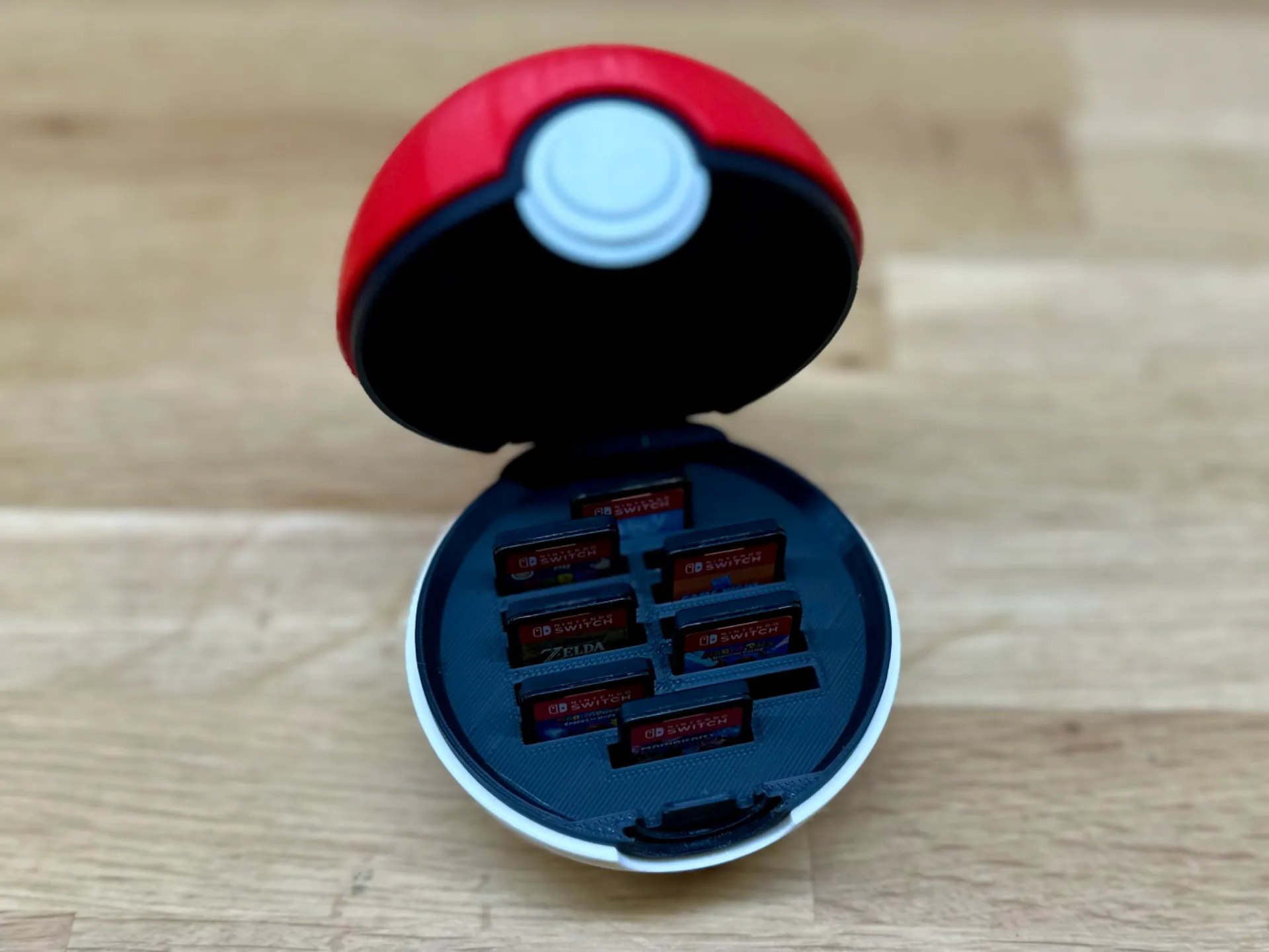 3D Print Model - Pokéball Nintendo Switch Cartridge Holder